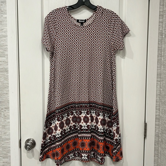 Sauci Dresses & Skirts - 🌻3/$15 Sauci Pullover Flared Bottom Dress-S